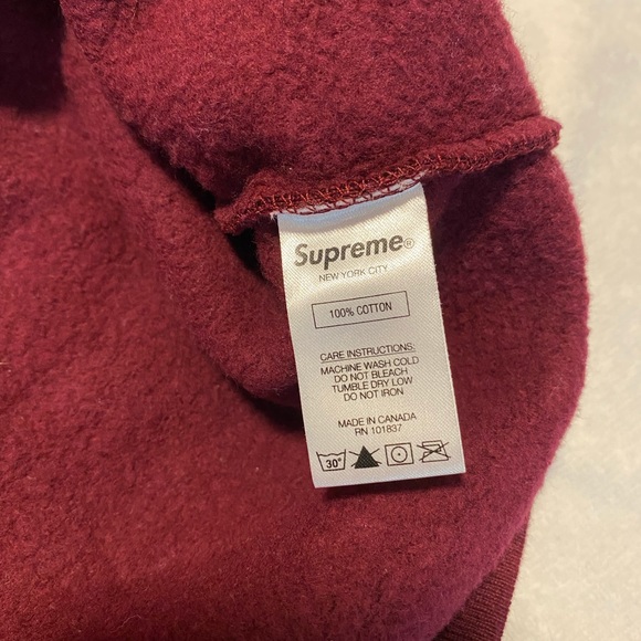 SOLD- off platform - Supreme Aerial Crewneck Burgundy - Picture 10 of 10